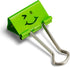 Officemate Smiling Face Binder Clips, Medium, Ass't Colors, 36 Pcs, Paper Clamps for Office, Teacher Gifts, School and