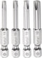 Y4-Y8 Tri-point Screwdriver Bit Set, 1/4" Hex Shank, 2" Length Magnetic Y Type Power Tool