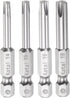 Y4-Y8 Tri-point Screwdriver Bit Set, 1/4" Hex Shank, 2" Length Magnetic Y Type Power Tool
