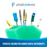 50 Pack PlastCare USA Endodontic Triangle Sponge Holders - Green