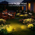 ifofo 4 Pack 30" Ip65 12H Solar Garden Lights Outdoor Tall Solar Pathway Lights Waterproof for Outside Up to Bright