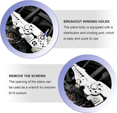 2024 New Arrival Multifunctional Wire Stripper, Crimper, Cable Cutter Pliers, 1PCS