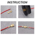 Tnisesm 640Pcs Male and Female Spade Connector & Bullet Connectors Assortment Kit for Car Audio