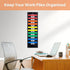 Opret 10 Pockets Storage Pocket Chart, Hanging Wall File Organizer for Classroom, Office, School Mailbox Organizer