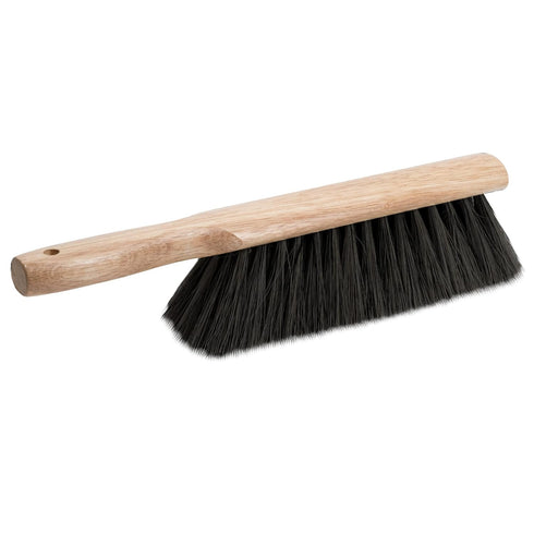 MARSHALLTOWN Beaver Tail Brush 6517, Black Horsehair Fibers, 13 1/2 Inch Length, Made in the USA