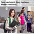Yeaqee 4 Pcs 3 Subject Notebook, 300 Pages (150 Sheets), 8.5 x 11, Dual Poly Covers, Multi Subject Note Book for School