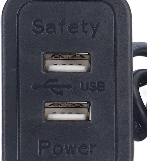 MUNEFE 5V Double USB Charge Station, Sofa Recessed USB Power Hub Wiring Board, Power Outlet Socket for Household