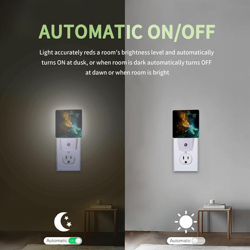 Dream Dragonfly Night Light, Night Light Plug into Wall with Dusk to Dawn Sensor, LED Lamp Energy Saving Lights for Men