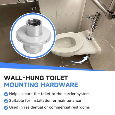 Aigemsi (4-Pack) ZZ5610NUTEXTKIT Set, Z5610 Extended Acorn Nut and Washer Compatible with Zurn Wall-Hung Toilet