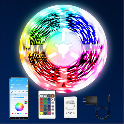 dalattin Led Lights for Bedroom 110FT (1 Roll),Led Smart Strip Lights with