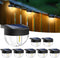 btfarm 8 Pack Solar Deck Lights Outdoor Waterproof, Retro LED Patio Lights