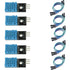 HiLetgo 5pcs DHT11 Temperature Humidity Sensor Module Digital Temperature Humidity Sensor 3.3V-5V