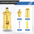 4 Set 1/16" (1-2mm) MECCANIXITY Cord Grip Adjuster for Cable, Adjustable Steel Wire Rope Locking Clamp Connector