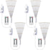 DenicMic 3200K 8 Firework Starburst Lights Warm White Mode LED Battery Operated Chandelier Star Lights with Remote