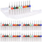 50pcs Dremel PCB Drill Bits Set, Spiral Flute Carbide 0.3mm-1.2mm for PCB Circuit Board Jewelry Making and More