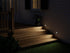 50 5000K Set 2 Good Earth Lighting Battery Operated LED Landscape Path or Deck Lights in Bronze, Motion Sensor