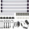 AIBOO LED Under Counter Light Rigid Bar Under Above Cabinet Plug in