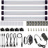 AIBOO LED Under Counter Light Rigid Bar Under Above Cabinet Plug in