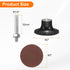 22pcs Set 2" 1/4" 240 HARFINGTON Quick Change Discs Roll Lock Sanding Discs with Shank Pad Holder Grit Surface