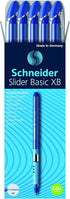 Schneider Slider Basic XB Ballpoint Pen, 10/Pack