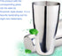 Stainless Steel Malt Milkshake Ice Cream Mixer - Thickening Metal Drinking Glass for Bar, Hand Blender Malt Cup, 750ML
