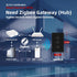 LOUYSGEN Hub,4.65 2.83 1.34 Inches Switch,110220V 50/60Hz,2.4GHz 3 Zigbee Smart Switch Neutral Wire Required Need