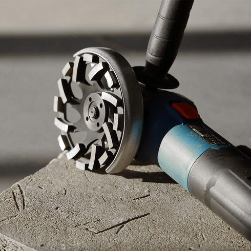 HERZO Diamond Concrete Grinding Wheel 5 inch for Polishing and Cleaning Stone, Concrete Surface