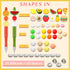 Ctosree 12 Pcs Beadable Pens Kit, Silicone Focal Beads for DIY Cute Animals Bead Pens for School Supplies