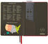C.R. Gibson Red Leatherette "Let's Do This" Dot Grid Notebook, 6" W x 8.5" L, 240 Pages for Writing