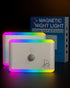 Nordmoose 2-Pack Magnetic Night Light for Cruise Ship Cabin Walls - Fun