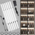 JUSJUBR LED Lights for Shelves, 6 PCS 20 Inch Dimmable Flexible COB
