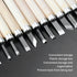 12Pcs Wood Carving Tool Set, Rubber Stamp Carving Knife, Steel Sculpture Knife for Soft Materials