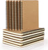 EUSOAR 12 Pack A5 Spiral Journal Notebook, 5.5" x 8.3", 120 Pages Lined Travel Writing Notebooks for Students, Office