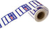 Oil Change Service Reminder Stickers, 100 Blue Red White Removable Labels, 2" x 2" Square