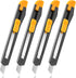 4 Pack Retractable Box Cutter, Utility Knife with 9MM Wide Snap-Off Blades for Cutting Box, Cardboard