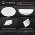 7 cm Lab Filter Paper, Standard Grades 1, 2, 4 - ZENPORE Fast, Medium, Slow Flow 70 mm (Bundle of 3)