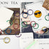 OWLKELA 1 Inch Binder Rings, 50 Pcs Metallic Assorted Colors, Office Book Rings