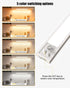 12 Inch 5CCT 2-Pack) Under Cabinet Motion Sensor Lighting - Wireless Under Cabinet Lighting, Rechargeable with Magnetic