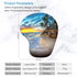 ITNRSIIET 9.5 8 inches, Ergonomic Mouse Pad with Gel Wrist Support Wrist Rest Smooth Surface Non-Slip PU Base