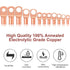 Weewooday Copper Battery Cable Ends 12 Sizes Battery Terminal Connectors Copper Lug Ring Terminal for AWG4-12