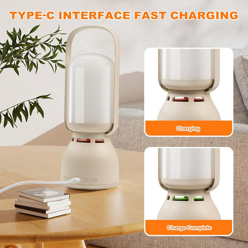 11 Dimmable Camping Lantern with Speaker, Portable Rechargeable Outdoor Lantern, Mode RGB Color LED Night Light