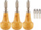 3 Set Pin Vise Chuck, Wooden Handle Pin Vise Set for Jewelry Production Making Tool