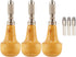 3 Set Pin Vise Chuck, Wooden Handle Pin Vise Set for Jewelry Production Making Tool