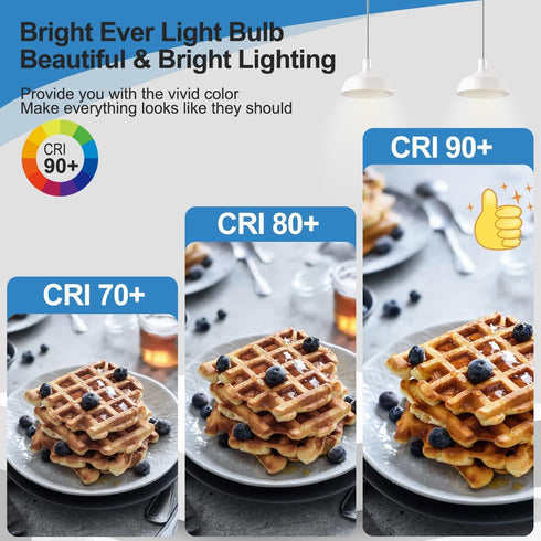 Leools E26 LED Bulb, 6W Equivalent 60 Watt Dimmable Daylight 4000K, Frosted Glass, Pack of 6