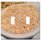 Yuatuwaw Switch Plate Double Toggle - Quinoa Grain Seed Food Healthy Vegetarian