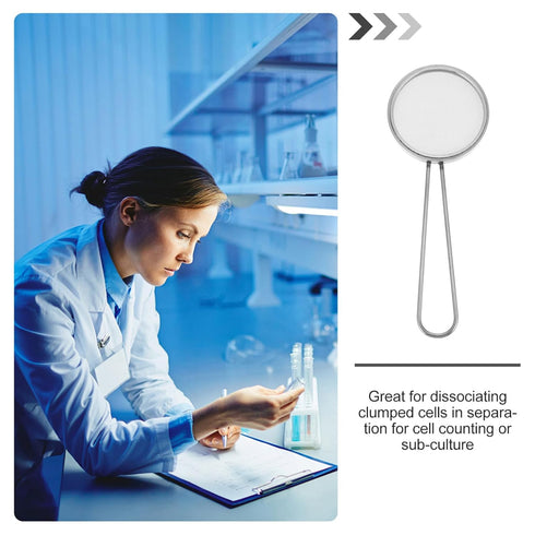 100 Fine Mesh Sieve Strainer, Stainless Steel Cell Strainer for Laboratory Standard Test Sieve