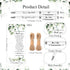 Affrolling 100 Sets Wedding Favors for Guests Bulk Retractable Ballpoint Pen Thank You Cards with Hemp Rope Bridal
