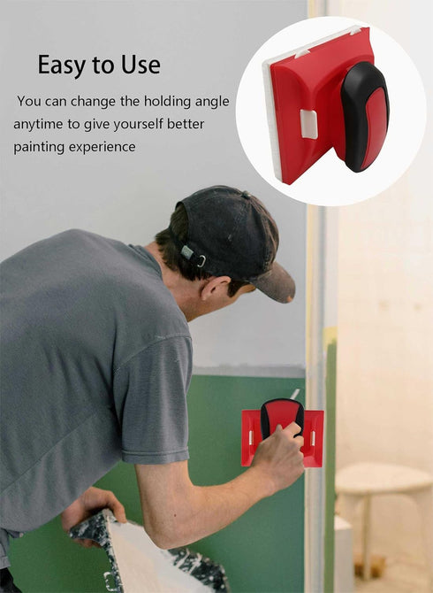 Paint Edge Trimmer Tool, Nylon Bristles Edger for Walls, Corner Walls and Ceilings, Wall Painting Brush Tool