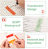 KICNIC 480 Pieces 2 Inch Sticky Tabs, Colored Self Adhesive Index Tabs, Arrow Flags for Binders and Notebooks