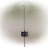 Alpine Corporation 10" Tall Hanging Solar Powered Outdoor Mesh Lantern with LED Lights, Black